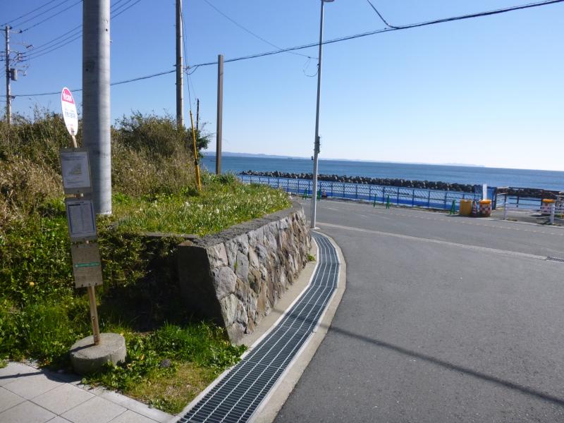 ユキサキナビ 京急バス 野比海岸 バス停留所 横須賀市野比