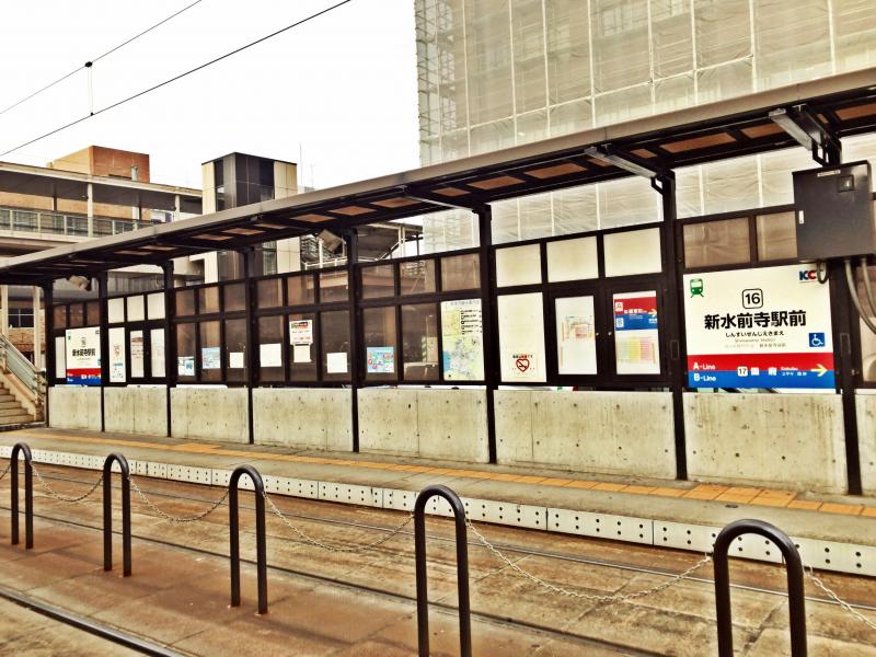 【ホームメイト】交通局前駅 熊本市電水前寺線：路線図