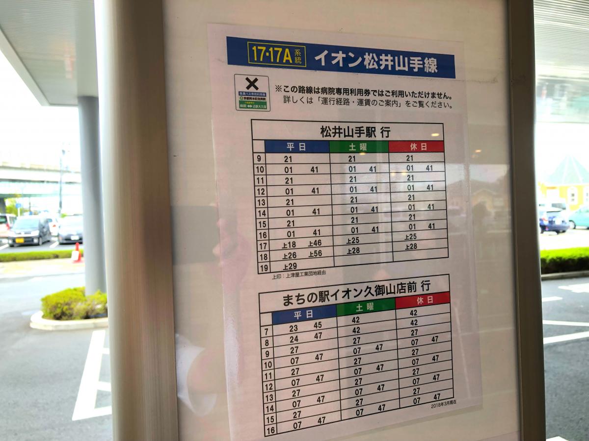 ユキサキナビ 京都岡本記念病院 バス停留所