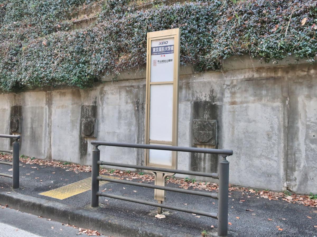 ユキサキナビ 京王バス 東京薬科大学東 バス停留所 八王子市堀之内