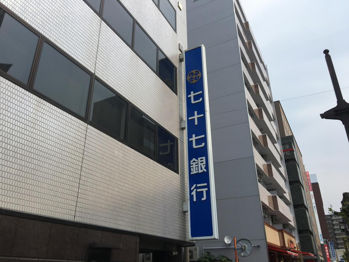 バンクマップ 七十七銀行盛岡支店 盛岡市大通
