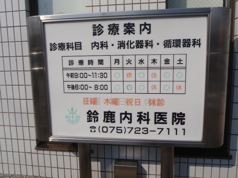 ドクターマップ 鈴鹿内科医院 京都市左京区田中上大久保町